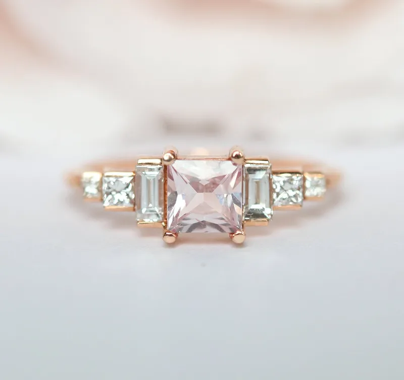 Paula Artdeco Sapphire Diamonds Ring vy 6