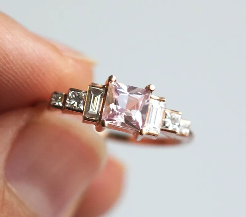 Paula Artdeco Sapphire Diamonds Ring vy 9