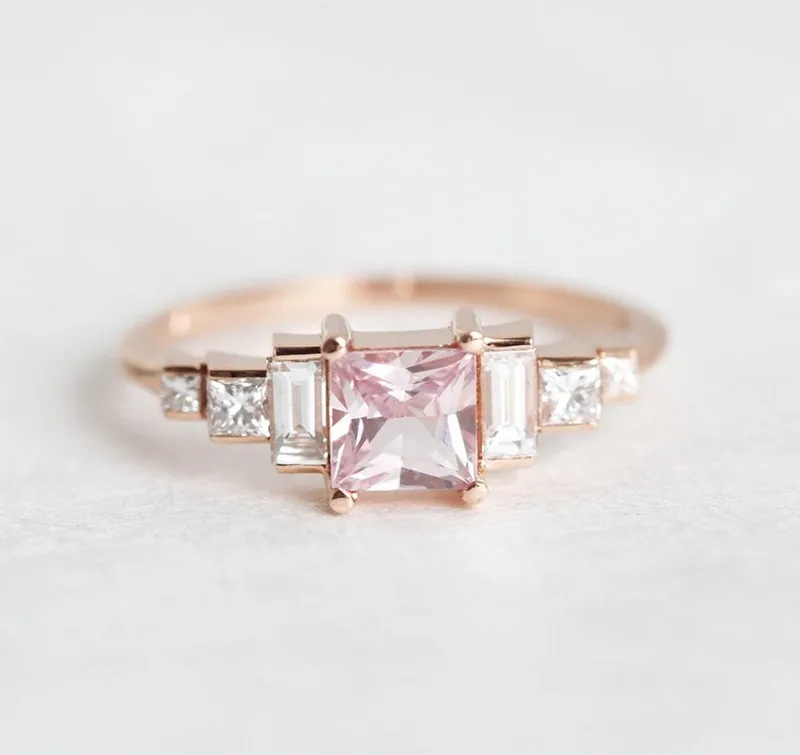 Paula Artdeco Sapphire Diamonds Ring sapphire engagement ring