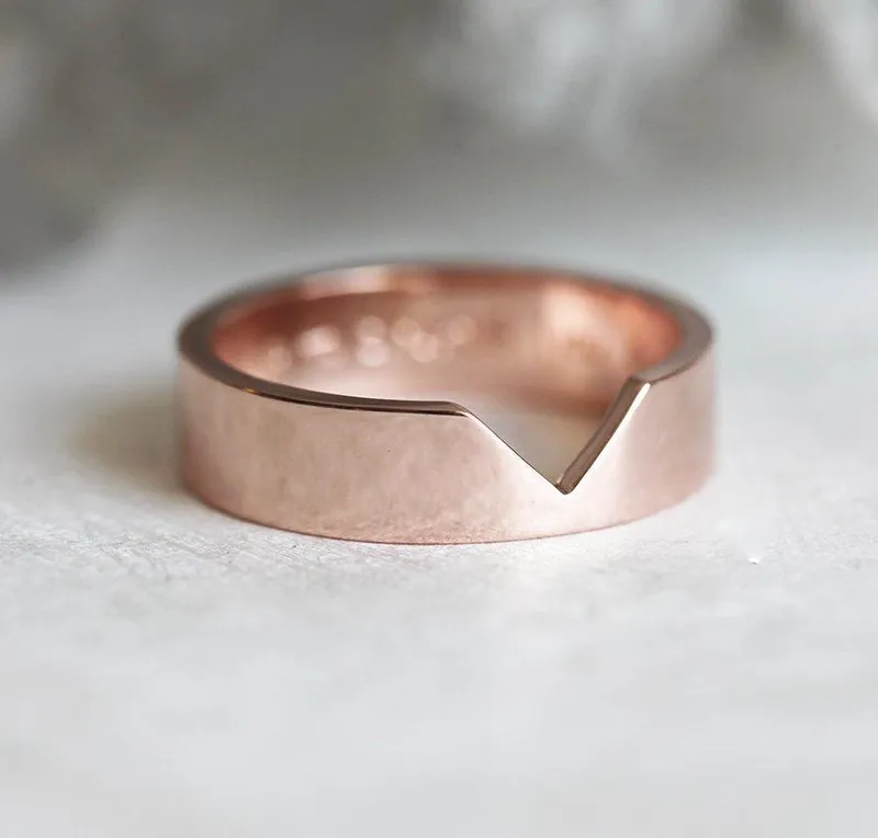 Peach Morganite Engagement Ring Set With Wide Band vy 5