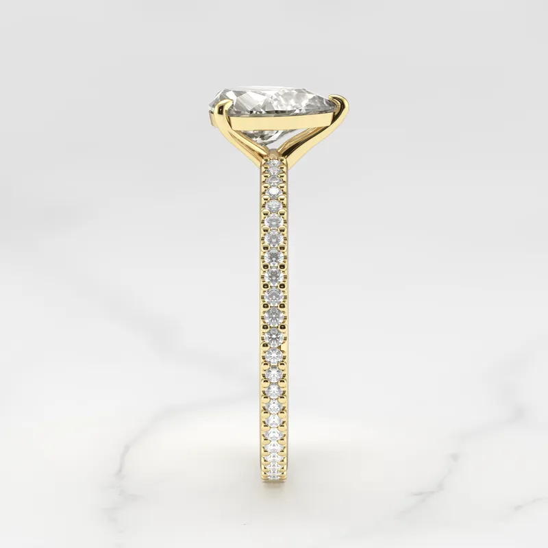 PEAR FULL PAVE DIAMOND RING vy 6
