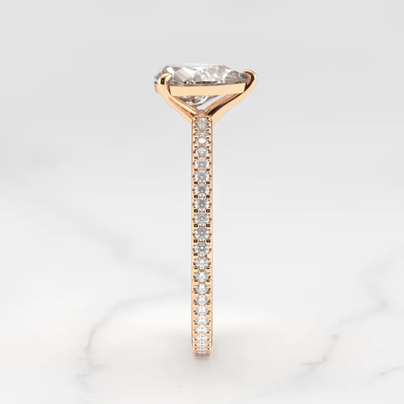 PEAR FULL PAVE DIAMOND RING vy 7