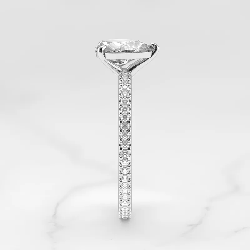 PEAR FULL PAVE DIAMOND RING vy 8