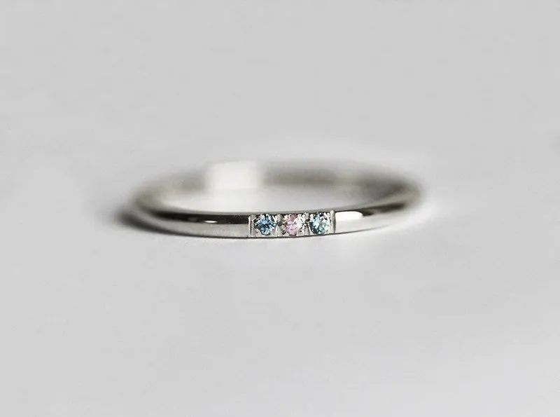Pink Diamond Ring, Blue Diamond Ring view 7