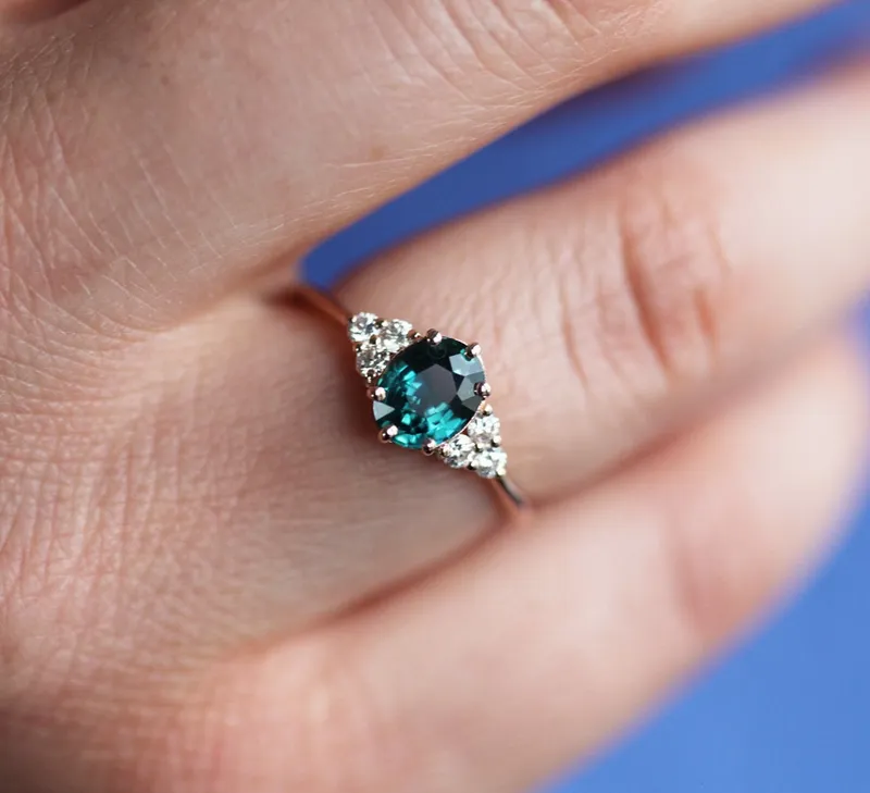 Piper Sapphire Diamond Ring vy 4