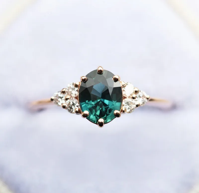 Piper Sapphire Diamond Ring vy 5