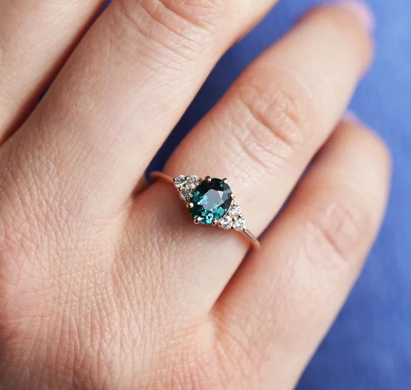 Piper Sapphire Diamond Ring vy 6
