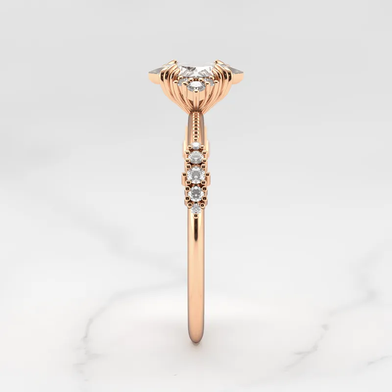 PRINCESS CLUSTER DIAMOND RING vy 11