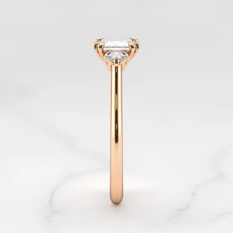 Princess Diamond Ring With Accent Stones vy 12