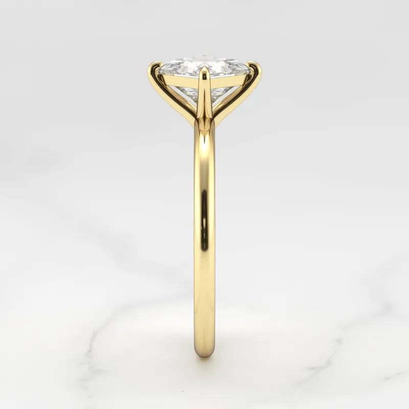 Princess Solitaire Diamond Ring view 10