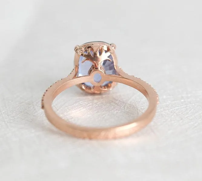 RACHEL CEYLON SAPPHIRE DIAMOND RING vy 7