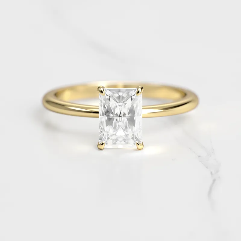 Radiant Solitaire Diamond Ring diamond engagement ring