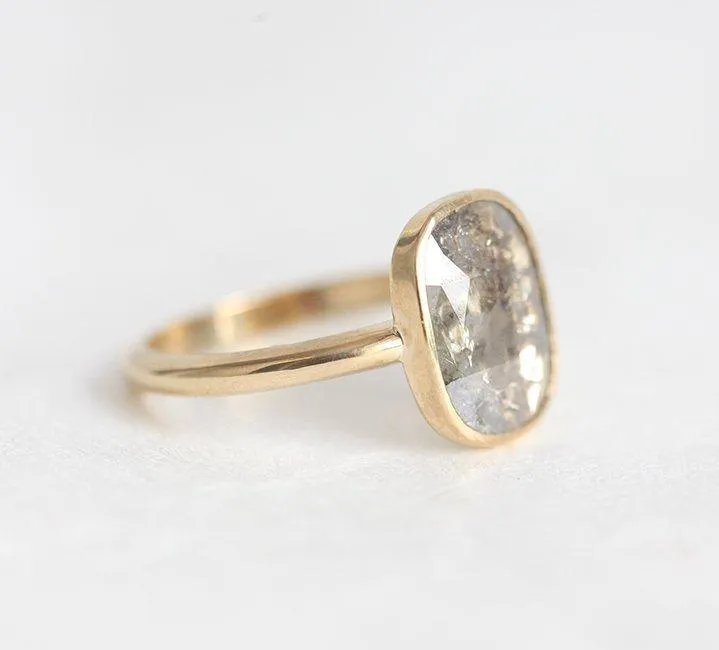 Rebecca Salt & Pepper Diamond Ring vy 2