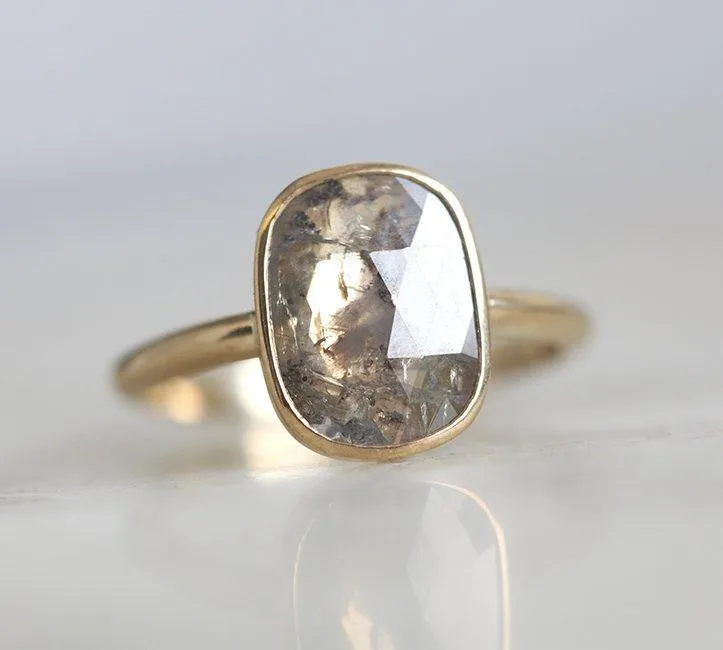 Rebecca Salt & Pepper Diamond Ring vy 5
