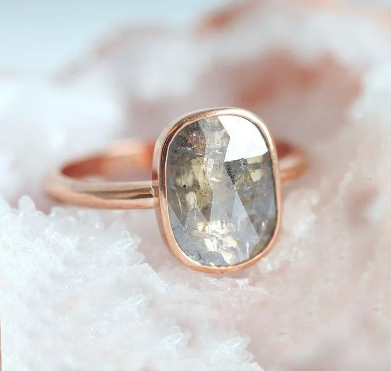 Rebecca Salt & Pepper Diamond Ring vy 6