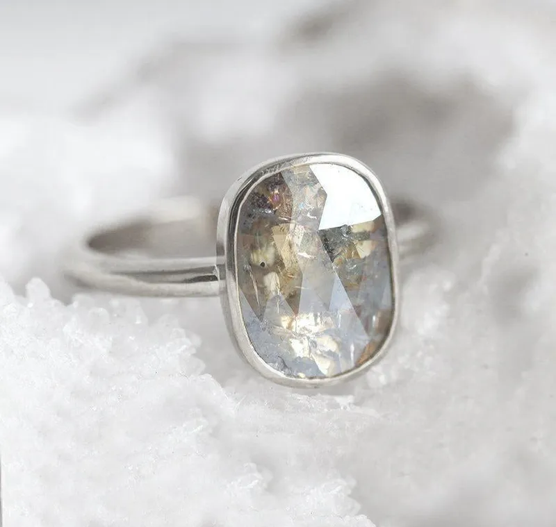 Rebecca Salt & Pepper Diamond Ring vy 7