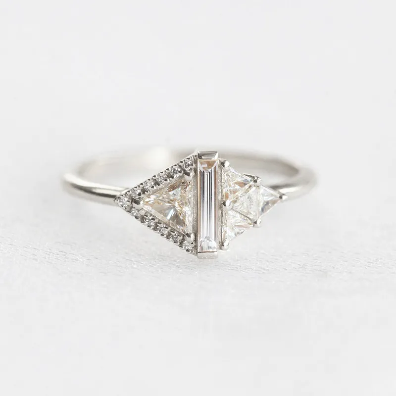 Rhombus Diamond Ring vy 4
