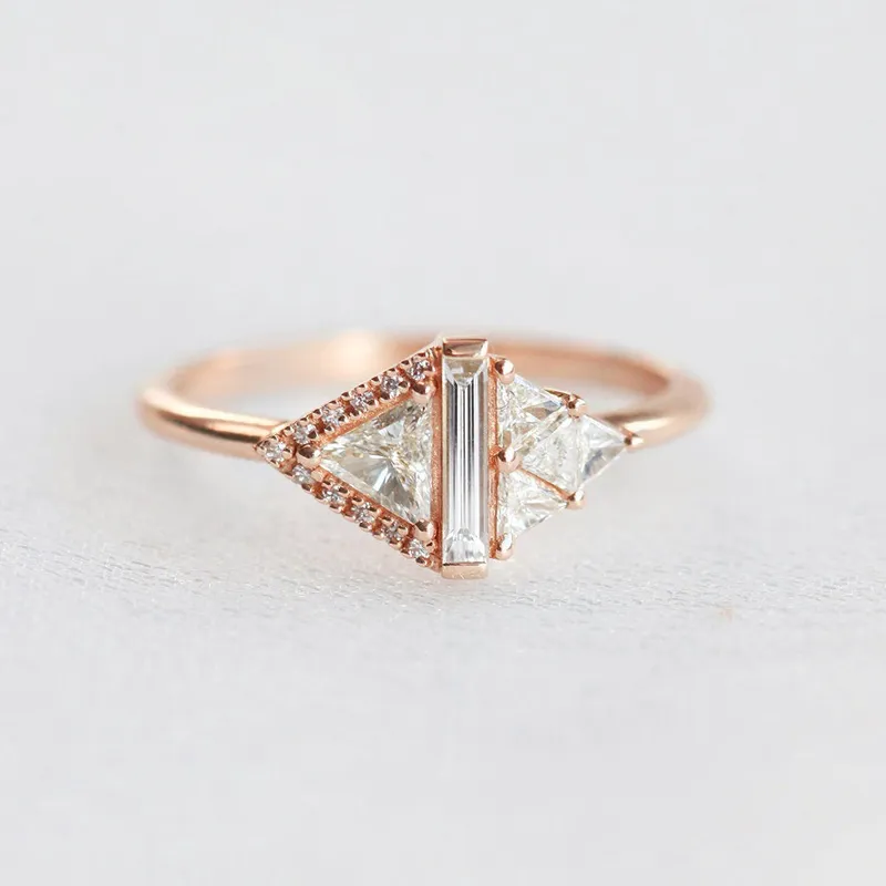 Rhombus Diamond Ring vy 5