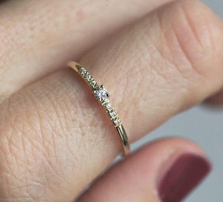 Ria Diamond Ring view 4