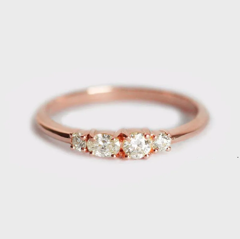 Rory Oval Diamond Cluster Ring view 4