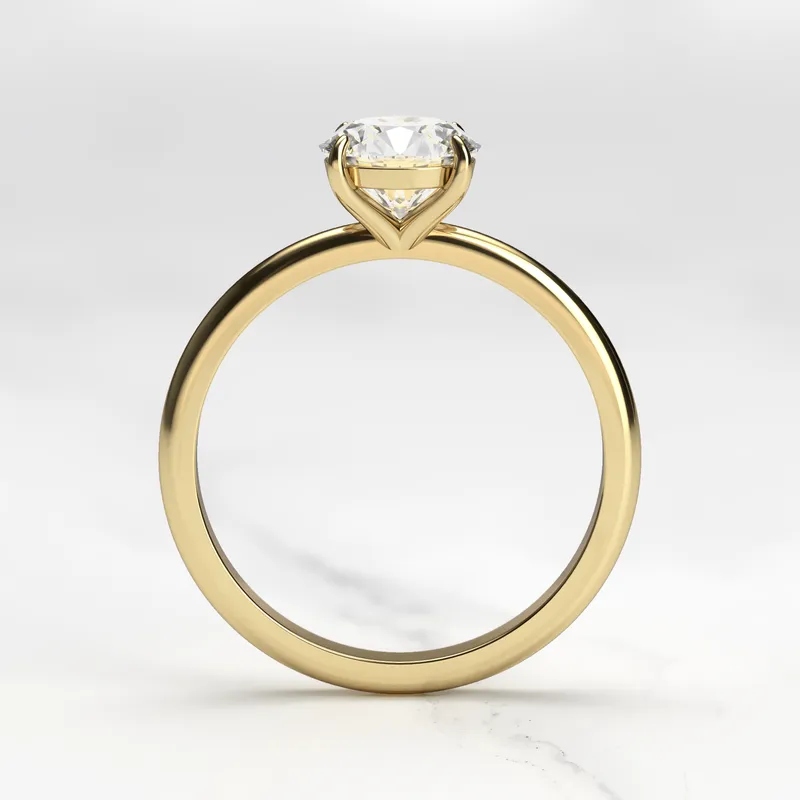 Round Solitaire Diamond Ring view 9