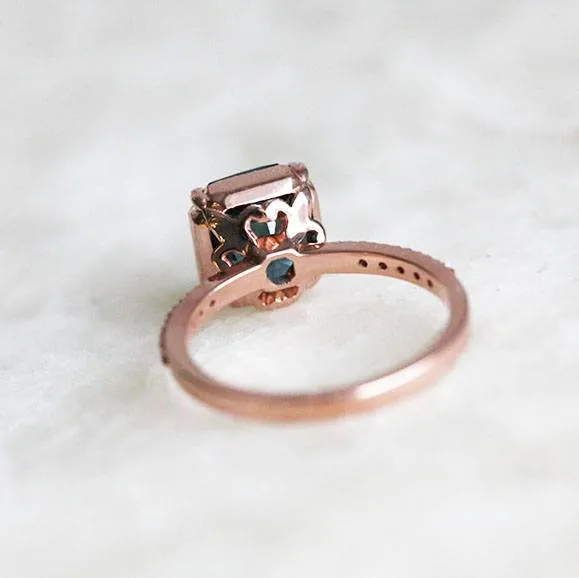 ROWENA SAPPHIRE DIAMOND RING view 7