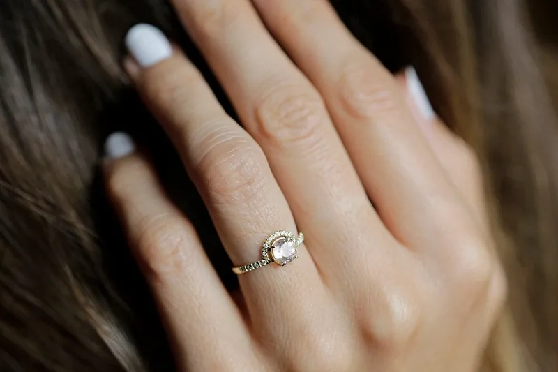 SABRINA MORGANITE RING vy 3