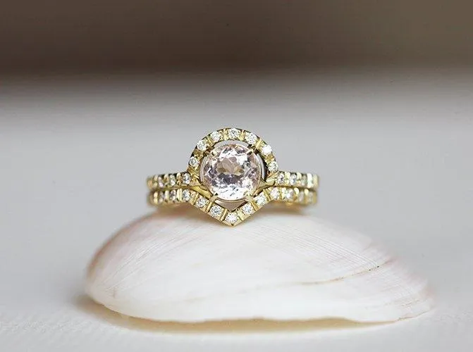 SABRINA MORGANITE RING vy 4
