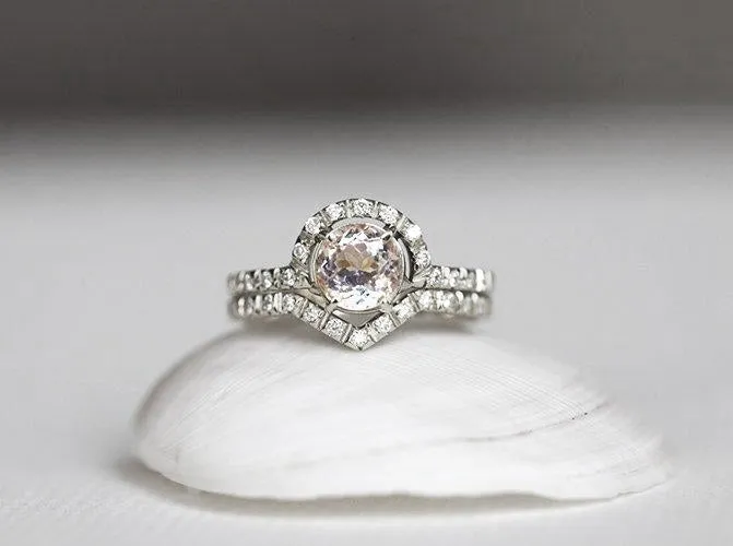 SABRINA MORGANITE RING vy 6
