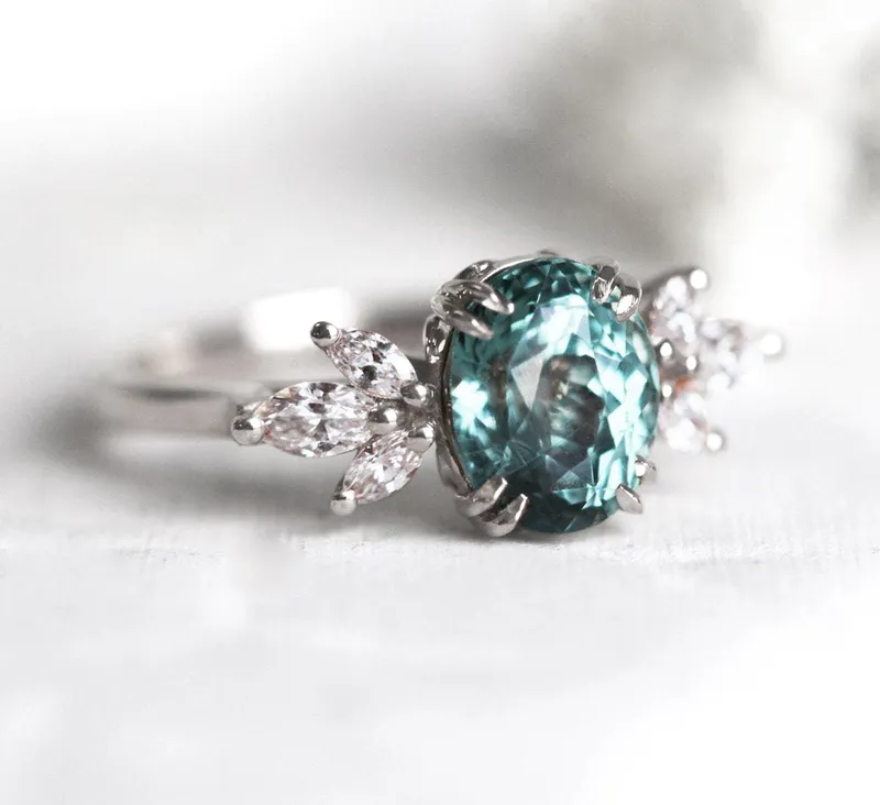 Salma Sapphire Diamond Ring vy 11