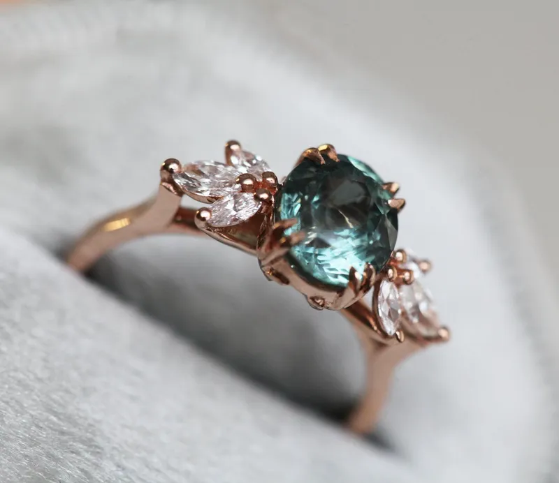 Salma Sapphire Diamond Ring vy 6