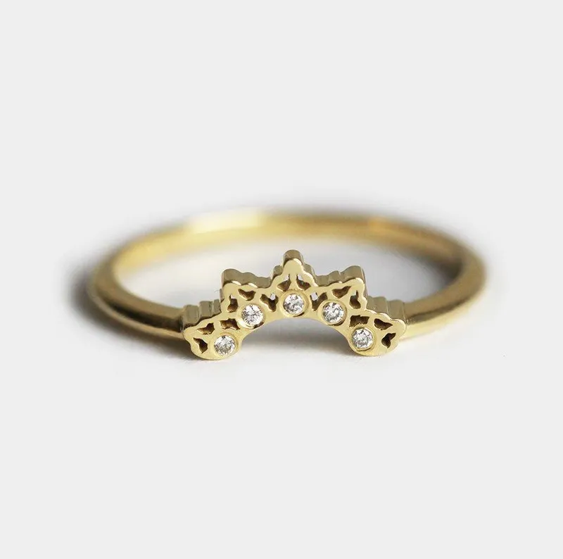 SAPPHIRE RING SET, SOLITAIRE ENGAGEMENT RING view 4