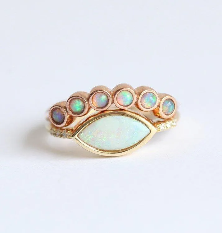 Scottie Marquise Opal Ring view 4