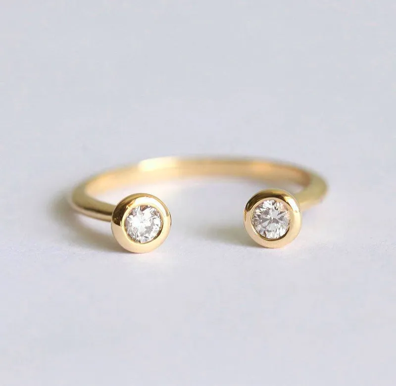Shelby Marquise Salt & Pepper Diamond Ring Set vy 6