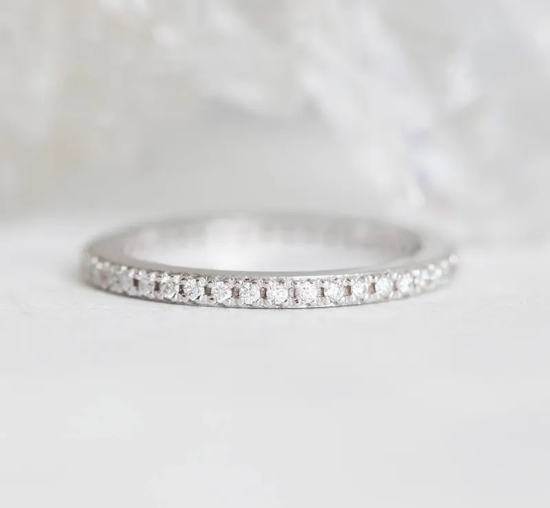 SKYLAR ETERNITY DIAMOND BAND, ETERNITY DIAMOND RING vy 3