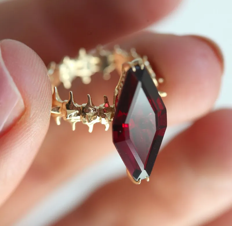 SNAKE SKELETON STATEMENT RING engagement ring