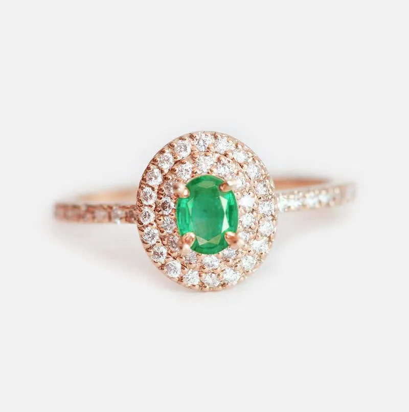 SOFIA EMERALD RING vy 4