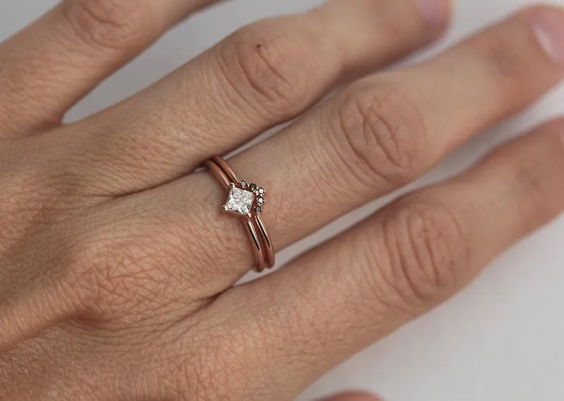 Solitaire Diamond Ring, Prong Diamond Ring view 4