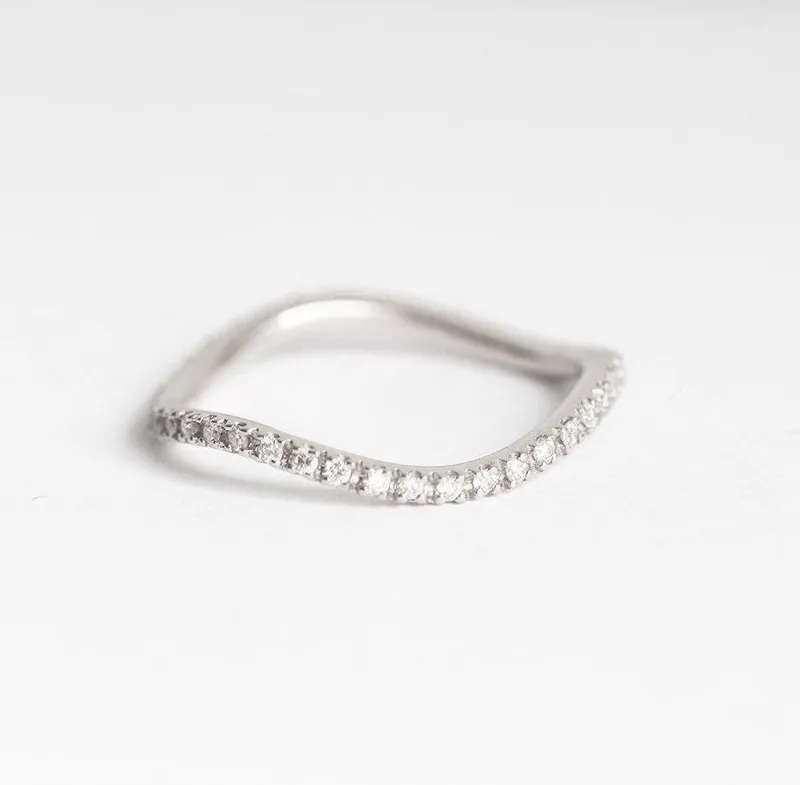 SONIA ROSE GOLD ETERNITY DIAMOND RING view 7