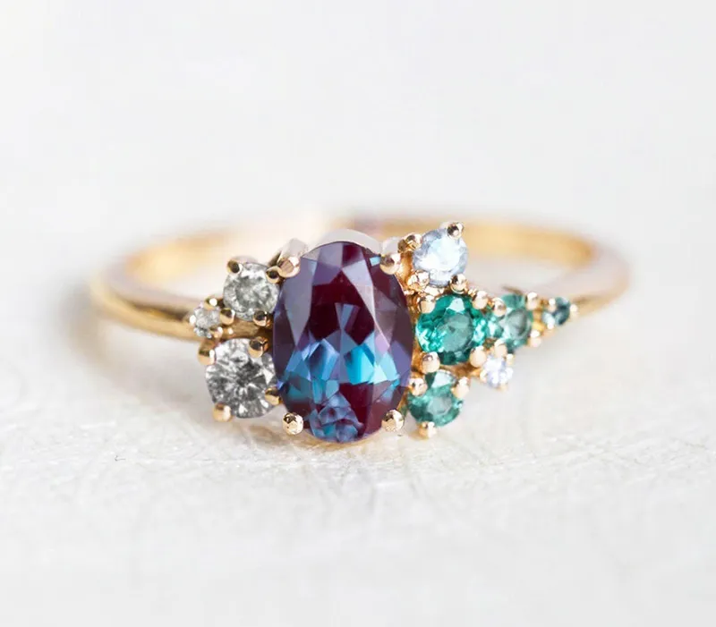 Spencer Oval Alexandrite Ring vy 10