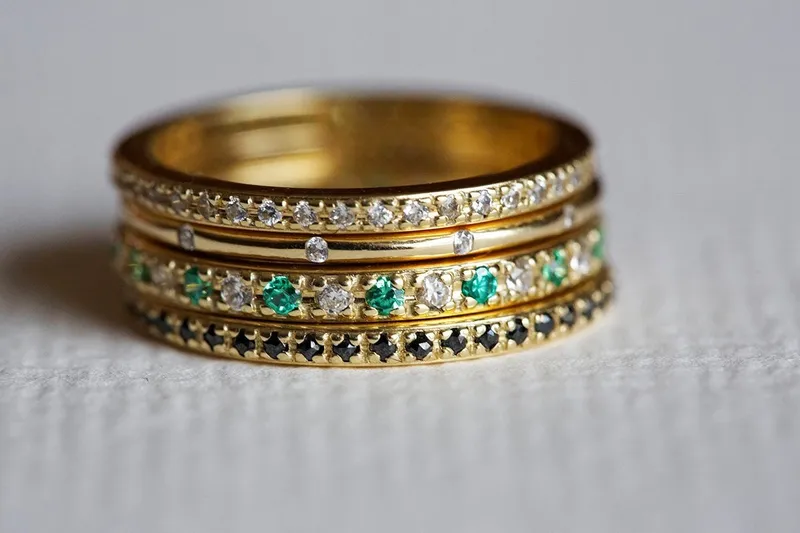 STACKING ENGAGEMENT RING, DIAMOND STACKING RINGS diamond round cut engagement ring