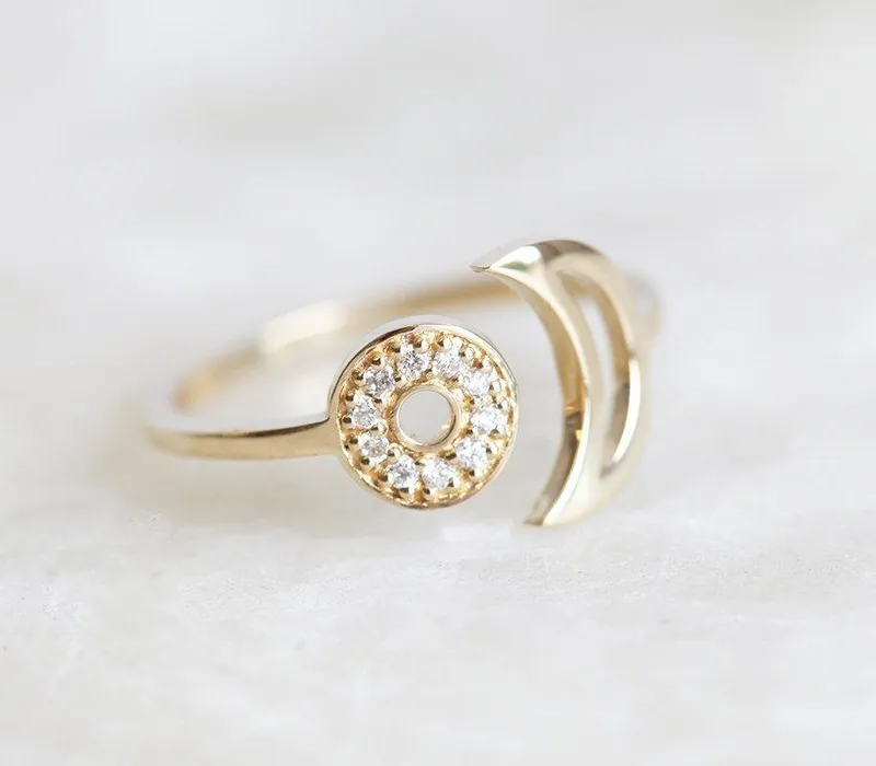 Sun & Moon Ring view 2