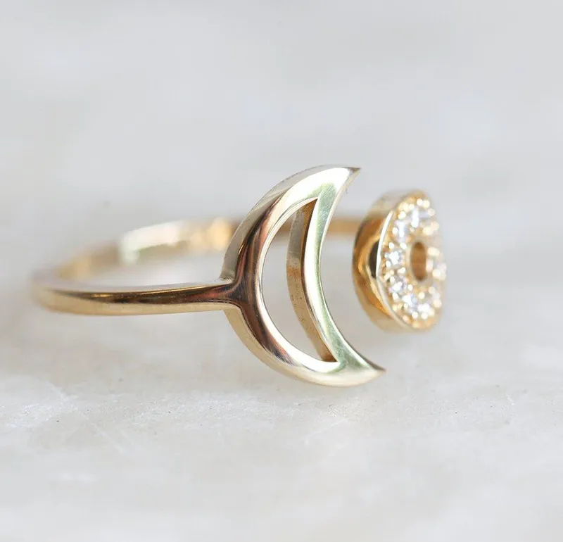 Sun & Moon Ring view 3