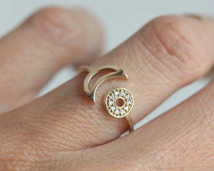Sun & Moon Ring view 5