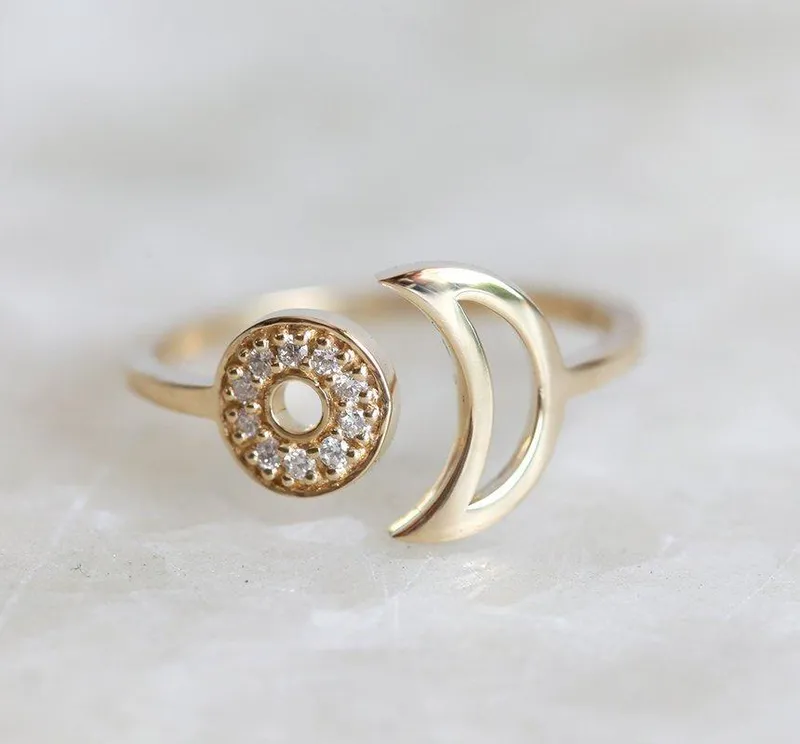 Sun & Moon Ring view 6