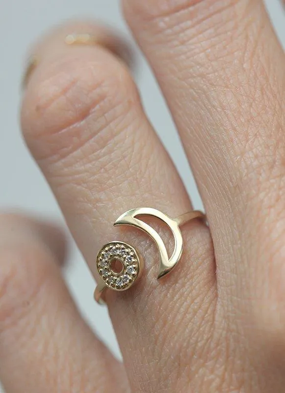 Sun & Moon Ring view 7