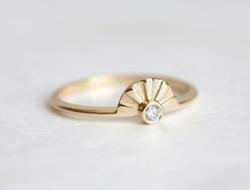SUN RING, GOLD SUN RING vy 2