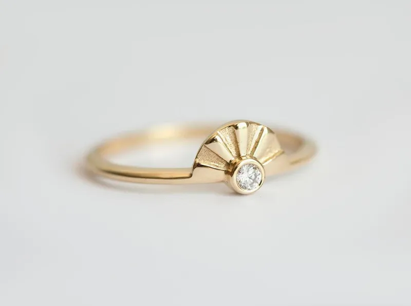 SUN RING, GOLD SUN RING vy 3