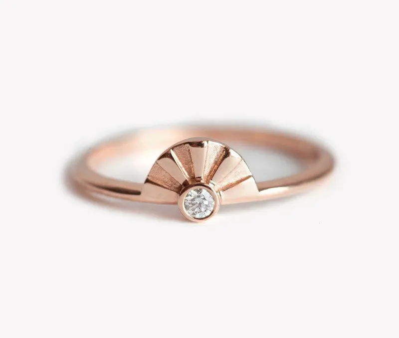 SUN RING, GOLD SUN RING vy 5