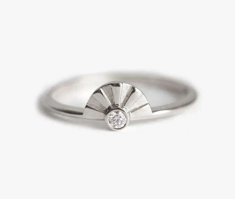 SUN RING, GOLD SUN RING vy 6